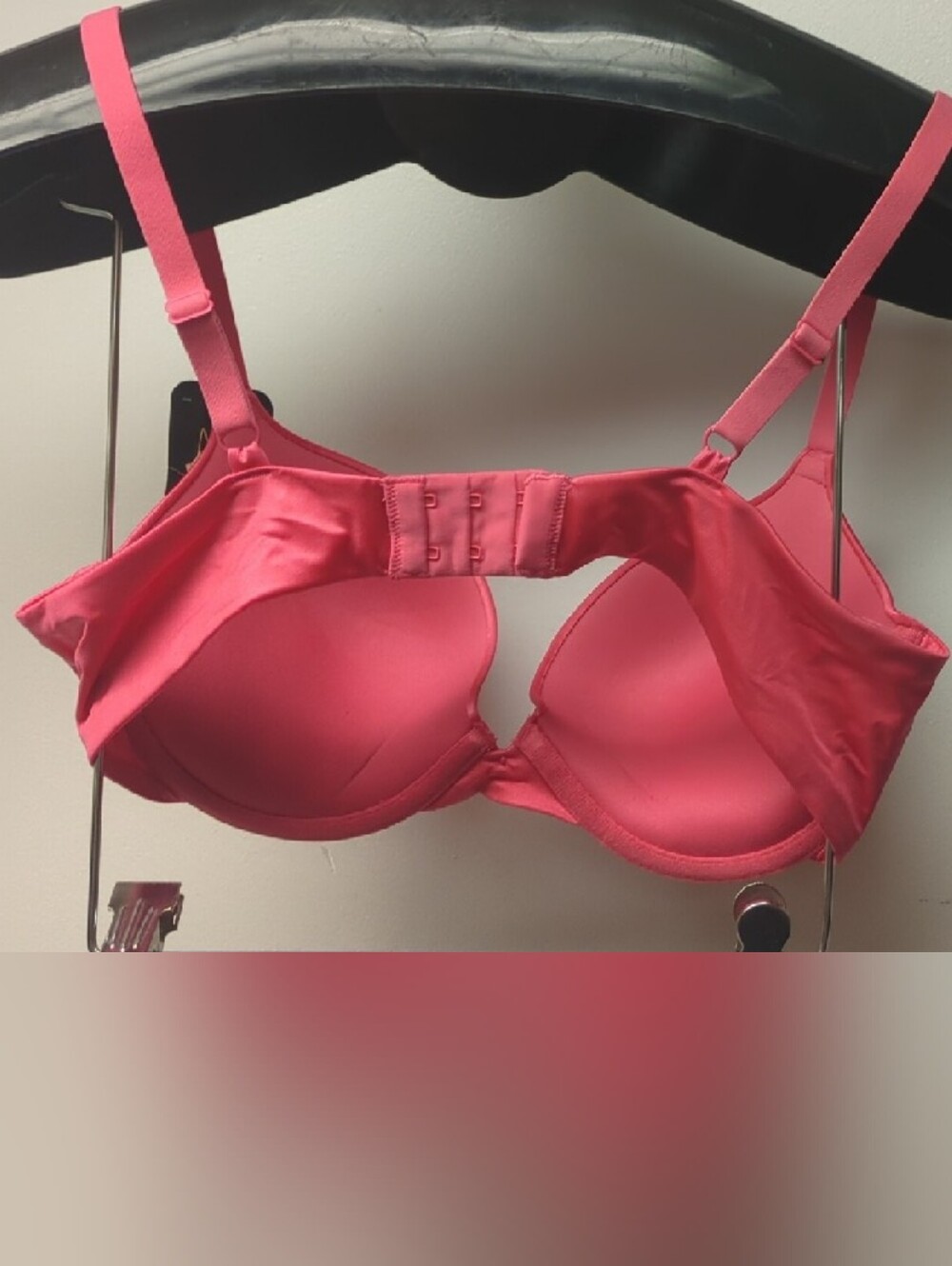 36C Maidenform Smooth Plunge Push up Bra Coral New - Picture 5 of 6